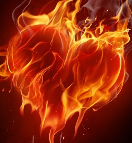 hear on fire